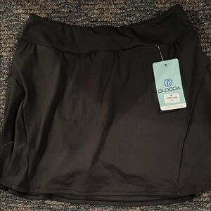 Women's Elegant Black Skort